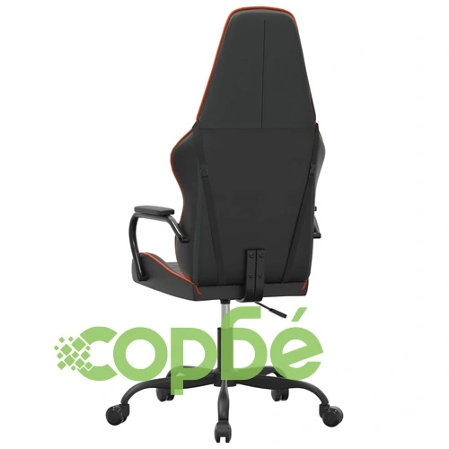 Гейминг стол, черно и оранжево, изкуствена кожа ➤ топ цена ➤ sorbe.bg