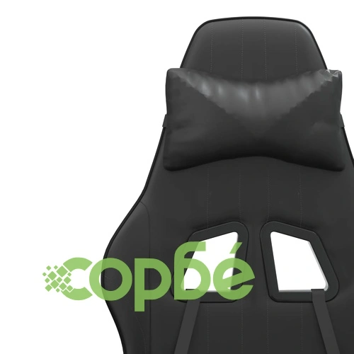 Гейминг стол, черен, изкуствена кожа ➤ топ цена ➤ sorbe.bg