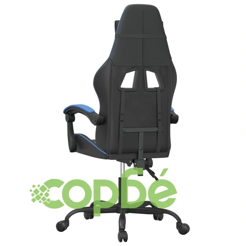 Гейминг стол, черно и синьо, изкуствена кожа ➤ топ цена ➤ sorbe.bg