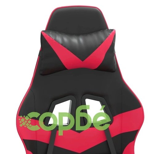 Гейминг стол, черно и червено, изкуствена кожа ➤ топ цена ➤ sorbe.bg