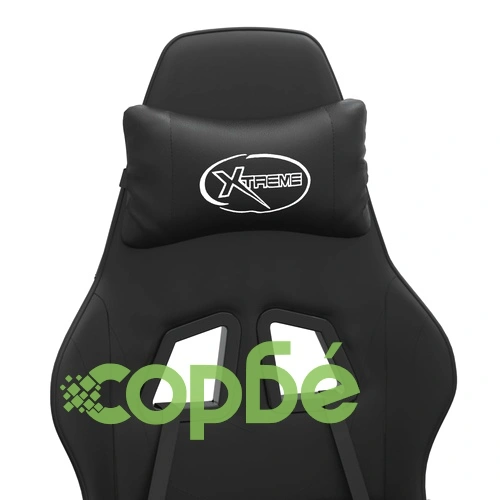 Гейминг стол, черен, изкуствена кожа ➤ топ цена ➤ sorbe.bg