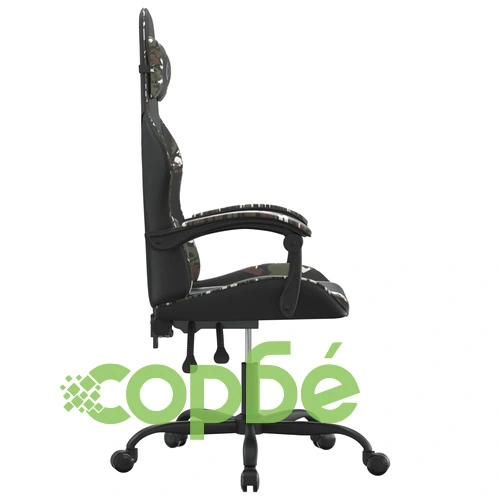 Гейминг стол, черно и камуфлаж, изкуствена кожа ➤ топ цена ➤ sorbe.bg