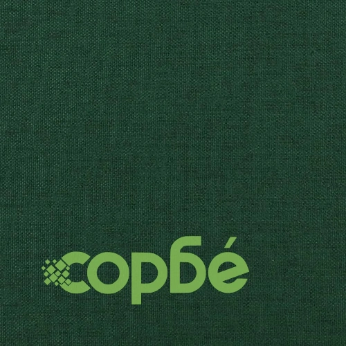Изправящ стол, тъмнозелен, текстил ➤ топ цена ➤ sorbe.bg