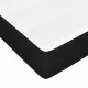 Боксспринг легло с матрак, черно, 200x200 см, плат