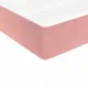 Боксспринг легло с матрак, розова, 90x190 см, кадифе