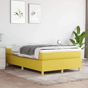Боксспринг легло с матрак, зелено, 120x200 см, плат