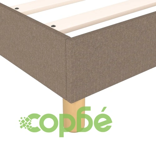 Боксспринг легло с матрак, таупе, 160x200 см, плат ➤ топ цена ➤ sorbe.bg