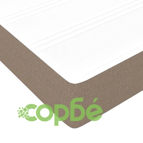 Боксспринг легло с матрак, таупе, 160x200 см, плат ➤ топ цена ➤ sorbe.bg