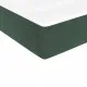Боксспринг легло с матрак, тъмнозелено, 90x200 см, кадифе