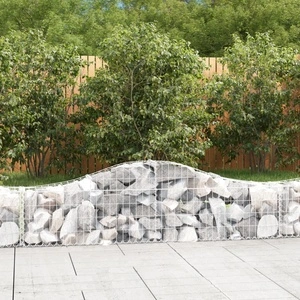 Габионни кошници арка 18 бр 200x30x40/60 см поцинковано желязо