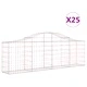 Габионни кошници арка 25 бр 200x30x60/80 см поцинковано желязо