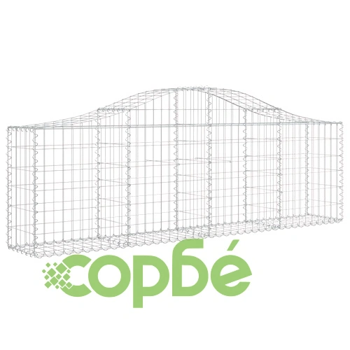 Габионни кошници арка 30 бр 200x30x60/80 см поцинковано желязо ➤ топ цена ➤ sorbe.bg