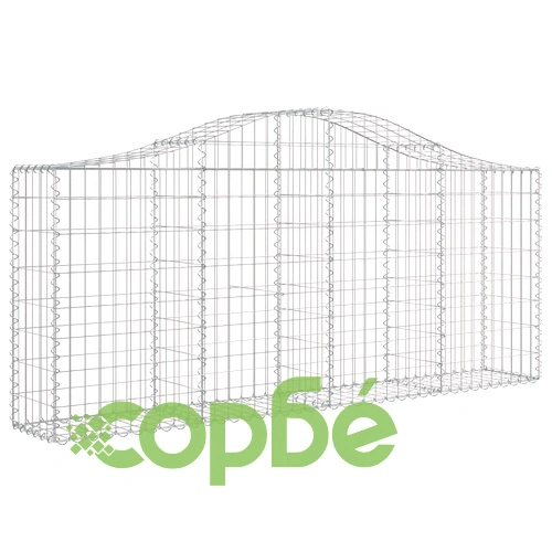 Габионни кошници арка 9 бр 200x30x80/100 см поцинковано желязо ➤ топ цена ➤ sorbe.bg