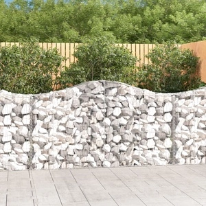 Габионни кошници арка 3 бр 200x30x100/120 см поцинковано желязо