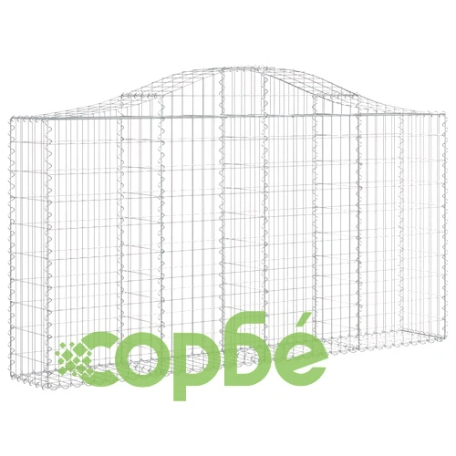 Габионни кошници арка 13 бр 200x30x100/120см поцинковано желязо ➤ топ цена ➤ sorbe.bg
