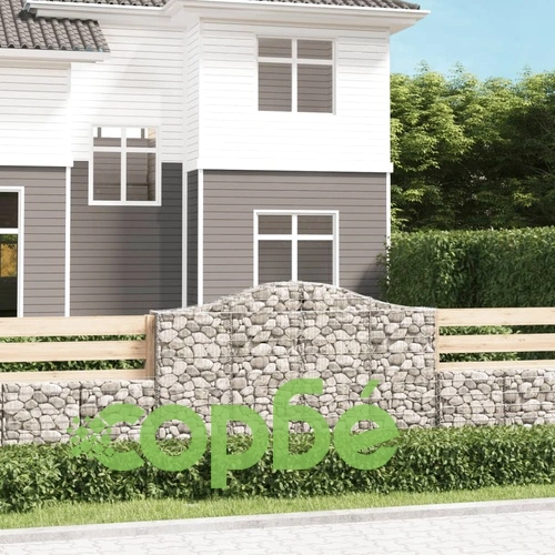 Габионни кошници арка 8 бр 200x30x120/140 см поцинковано желязо ➤ топ цена ➤ sorbe.bg