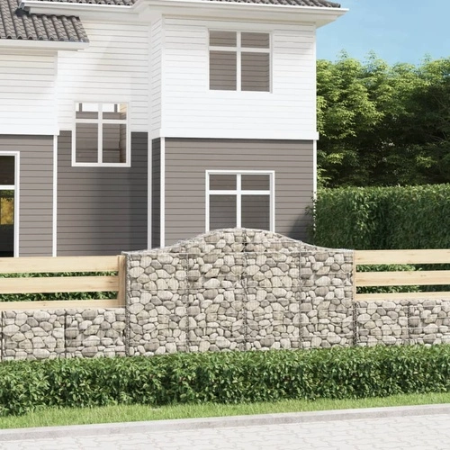 Габионни кошници арка 10 бр 200x30x120/140см поцинковано желязо ➤ топ цена ➤ sorbe.bg