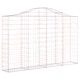 Габионни кошници арка 12 бр 200x30x120/140см поцинковано желязо