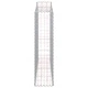 Габионни кошници арка 12 бр 200x30x120/140см поцинковано желязо