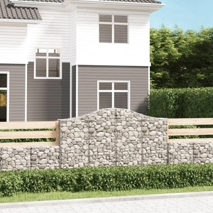 Габионни кошници арка 12 бр 200x30x120/140см поцинковано желязо