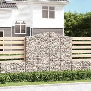 Габионни кошници арка 4 бр 200x30x180/200 см поцинковано желязо