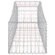 Габионни кошници арка 14 бр 200x50x40/60 см поцинковано желязо