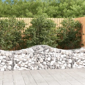 Габионни кошници арка 2 бр 200x50x60/80 см поцинковано желязо