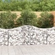 Габионни кошници арка 3 бр 200x50x80/100 см поцинковано желязо