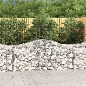 Габионни кошници арка 10 бр 200x50x80/100 см поцинковано желязо