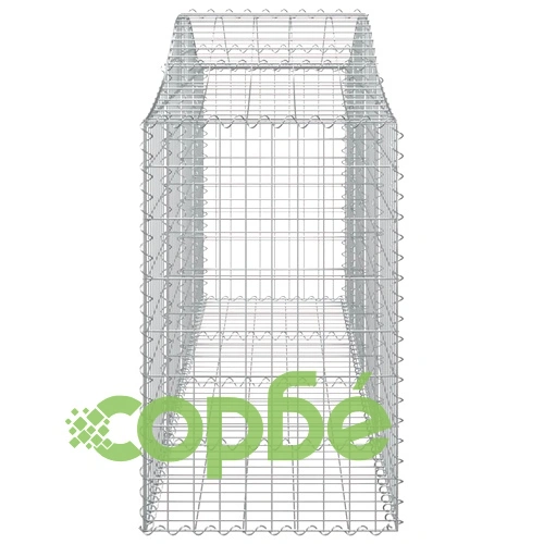 Габионни кошници арка 15 бр 200x50x80/100 см поцинковано желязо на топ цена от sorbe.bg Габионни кошници арка 15 бр 200x50x80/100 см поцинковано желязо ➤ топ цена ➤ sorbe.bg