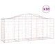 Габионни кошници арка 30 бр 200x50x80/100 см поцинковано желязо Габионни кошници арка 30 бр 200x50x80/100 см поцинковано желязо
