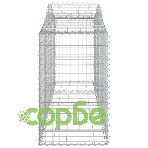 Габионни кошници арка 30 бр 200x50x80/100 см поцинковано желязо на топ цена от sorbe.bg Габионни кошници арка 30 бр 200x50x80/100 см поцинковано желязо ➤ топ цена ➤ sorbe.bg