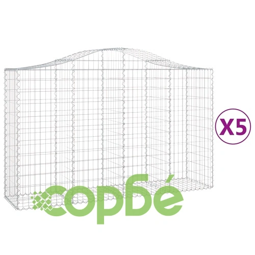 Габионни кошници арка 5 бр 200x50x120/140см поцинковано желязо на топ цена от sorbe.bg Габионни кошници арка 5 бр 200x50x120/140см поцинковано желязо ➤ топ цена ➤ sorbe.bg
