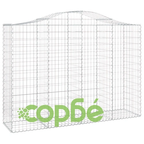 Габионни кошници арка 9 бр 200x50x140/160 см поцинковано желязо ➤ топ цена ➤ sorbe.bg