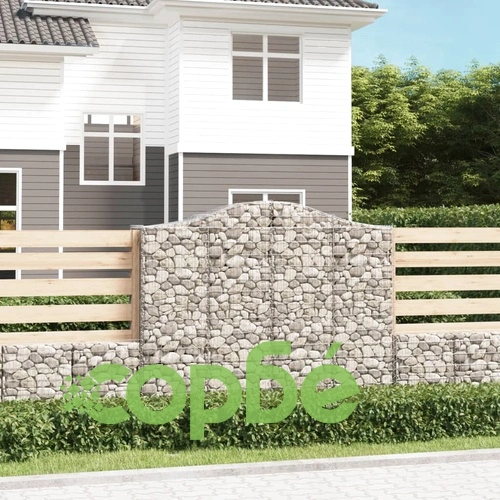 Габионни кошници арка 2 бр 200x50x160/180 см поцинковано желязо ➤ топ цена ➤ sorbe.bg