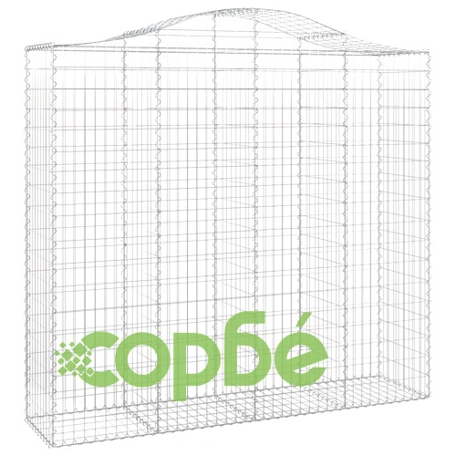 Габионни кошници арка 7 бр 200x50x180/200 см поцинковано желязо на топ цена от sorbe.bg Габионни кошници арка 7 бр 200x50x180/200 см поцинковано желязо ➤ топ цена ➤ sorbe.bg