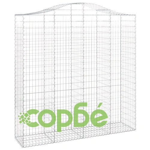Габионни кошници арка 6 бр 200x50x200/220 см поцинковано желязо на топ цена от sorbe.bg Габионни кошници арка 6 бр 200x50x200/220 см поцинковано желязо ➤ топ цена ➤ sorbe.bg