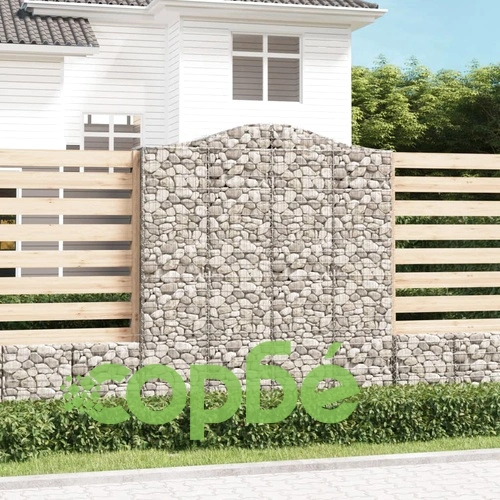 Габионни кошници арка 8 бр 200x50x220/240 см поцинковано желязо ➤ топ цена ➤ sorbe.bg
