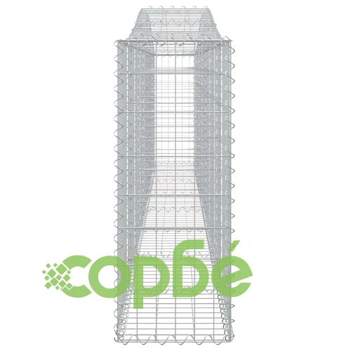 Габионни кошници арка 8 бр 400x30x80/100 см поцинковано желязо ➤ топ цена ➤ sorbe.bg