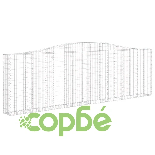 Габионни кошници арка 6 бр 400x30x120/140см поцинковано желязо на топ цена от sorbe.bg Габионни кошници арка 6 бр 400x30x120/140см поцинковано желязо ➤ топ цена ➤ sorbe.bg