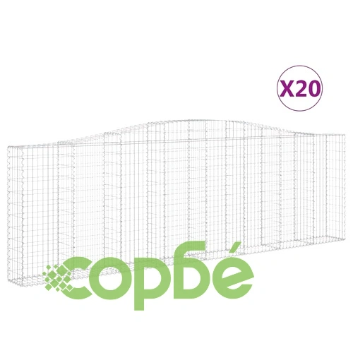 Габионни кошници арка 20 бр 400x30x120/140см поцинковано желязо ➤ топ цена ➤ sorbe.bg