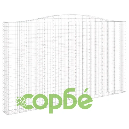 Габионни кошници арка 3 бр 400x30x220/240 см поцинковано желязо на топ цена от sorbe.bg Габионни кошници арка 3 бр 400x30x220/240 см поцинковано желязо ➤ топ цена ➤ sorbe.bg