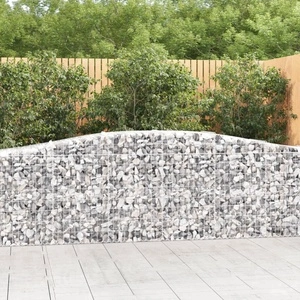 Габионни кошници арка 10 бр 400x50x80/100 см поцинковано желязо