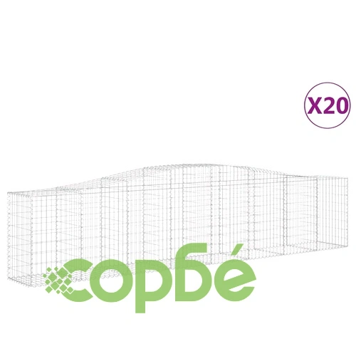 Габионни кошници арка 20 бр 400x50x80/100 см поцинковано желязо на топ цена от sorbe.bg Габионни кошници арка 20 бр 400x50x80/100 см поцинковано желязо ➤ топ цена ➤ sorbe.bg