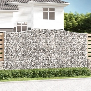 Габионни кошници арка 4 бр 400x50x200/220 см поцинковано желязо