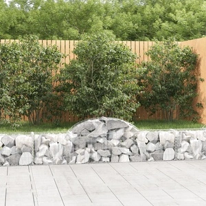 Габионни кошници арка 8 бр 200x30x40/60 см поцинковано желязо