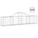 Габионни кошници арка 20 бр 200x30x40/60 см поцинковано желязо