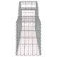 Габионни кошници арка 25 бр 200x30x40/60 см поцинковано желязо