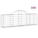 Габионни кошници арка 30 бр 200x30x60/80 см поцинковано желязо