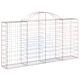 Габионни кошници арка 9 бр 200x30x100/120 см поцинковано желязо